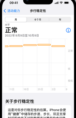 单县iPhone手机维修如何在iPhone开启'步行稳定性通知'