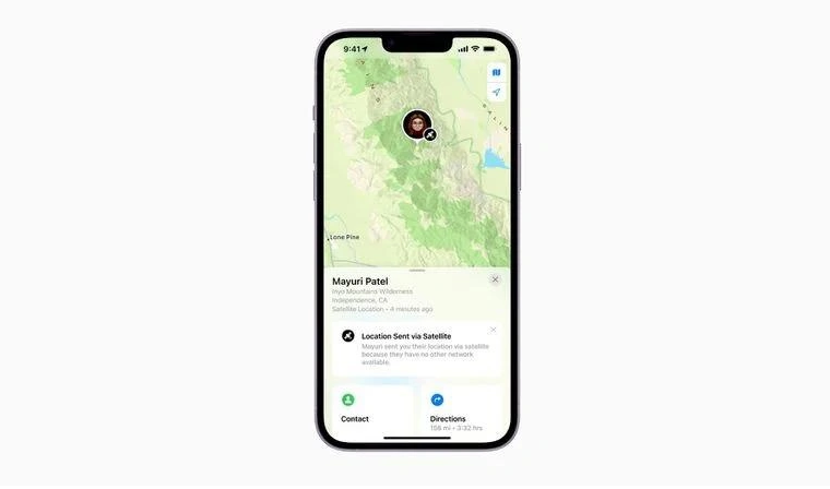 单县苹果14维修分享iPhone14系列中 FindMy功能通过卫星分享位置方法教程 